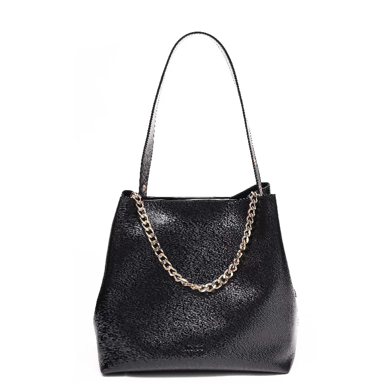 Exclusive Discounts Chiara Florence Black w. Gold Shoulder Bags, Best Deals Today