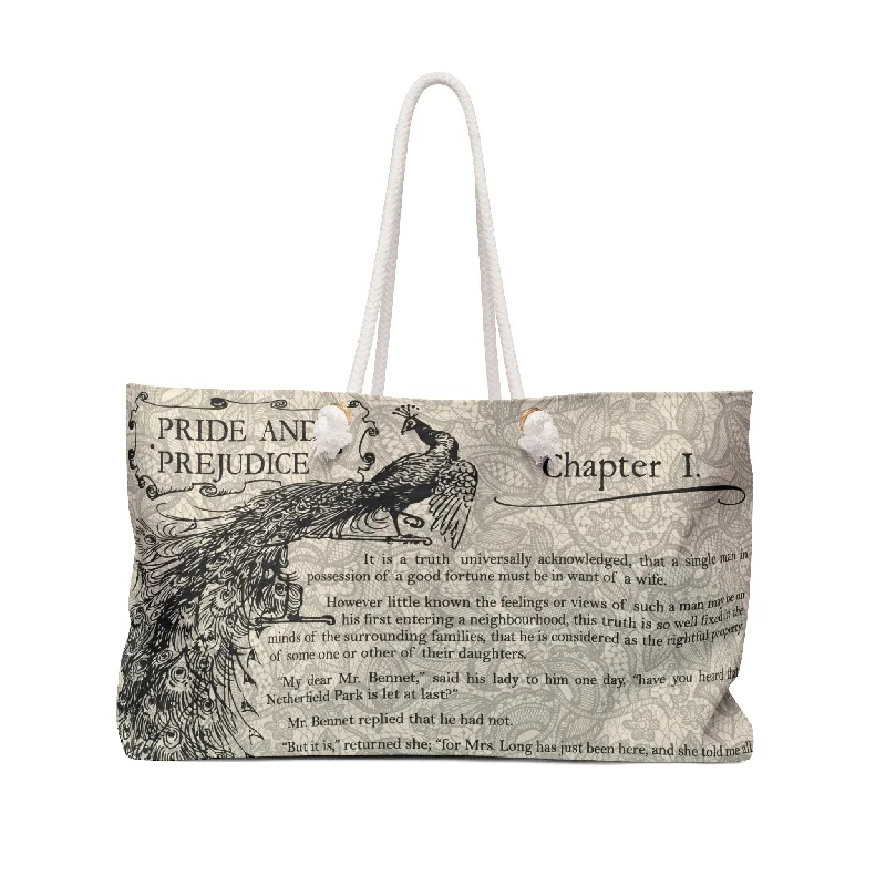 Chic & Cozy Collection Pride and Prejudice Weekender Bag Shoulder Bags, Best Deals Today Chic & Cozy Collection Pride and Prejudice Weekender Bag Shoulder Bags, Best Deals Today