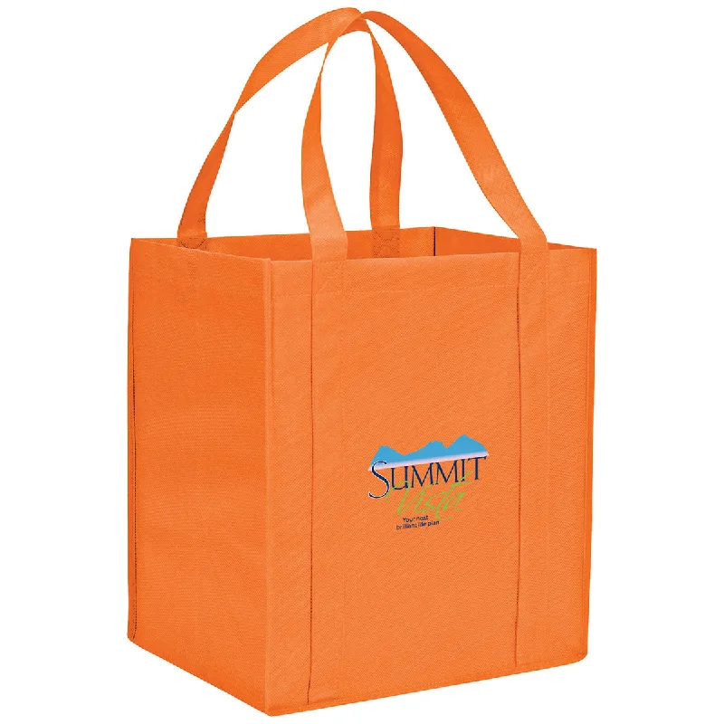 Sustainable Fashion Extravaganza Bullet Orange Hercules Non-Woven Grocery Tote Trendy Purses At Exclusive Promotional Rates Sustainable Fashion Extravaganza Bullet Orange Hercules Non-Woven Grocery Tote Trendy Purses At Exclusive Promotional Rates