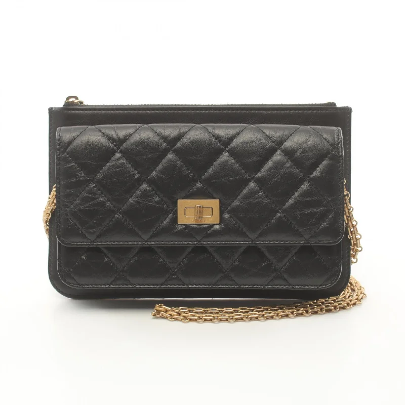 Discover Now Chanel 2.55 Leather Shoulder Bag Black Best-Selling Bags Now At Exclusive Promotional Prices