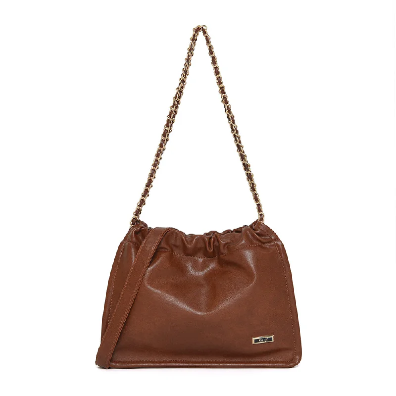 Unleash Your Style En-ji Yomdu Shoulderbag - Chocochip Modern Handbags With Stylish Discounts Unleash Your Style En-ji Yomdu Shoulderbag - Chocochip Modern Handbags With Stylish Discounts