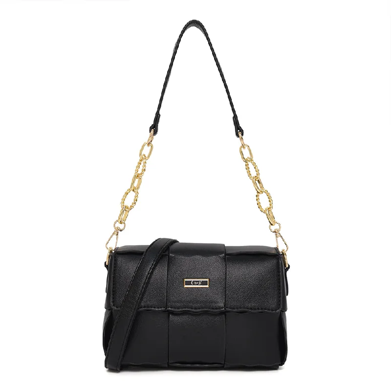 Trendy Threads En-ji Yunsol Shoulderbag - Black Limited-Stock Handbag Sale For A Stylish Look