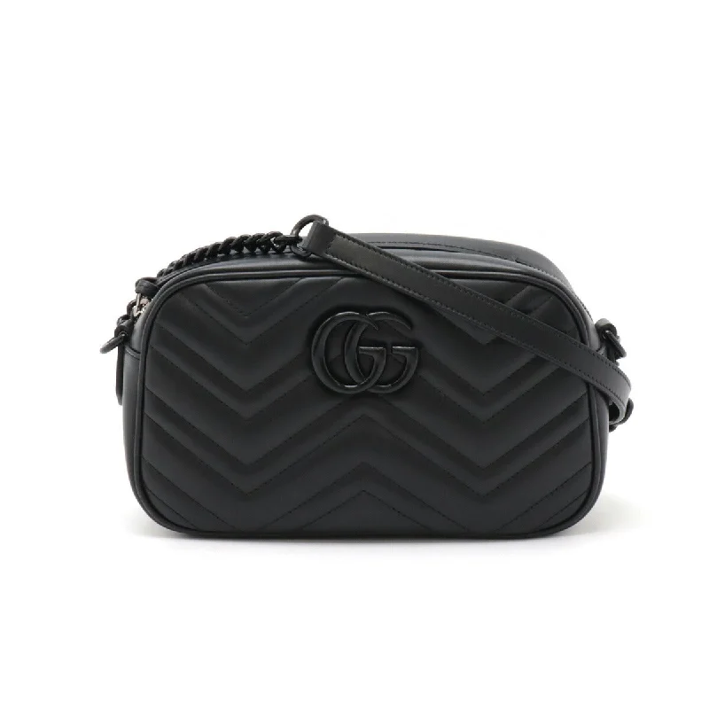 Elegant Style Gucci GG Marmont Leather Shoulder Bag 447632 Fashion-Forward Bags At Exclusive Promotional Prices