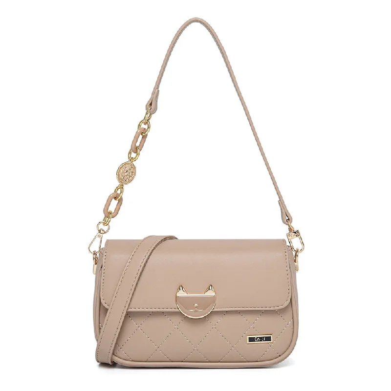 Spacious Bags With Holiday Promotions En-ji Sanmi Shoulderbag - Khaki Trendy Backpacks With Big Discounts Spacious Bags With Holiday Promotions En-ji Sanmi Shoulderbag - Khaki Trendy Backpacks With Big Discounts