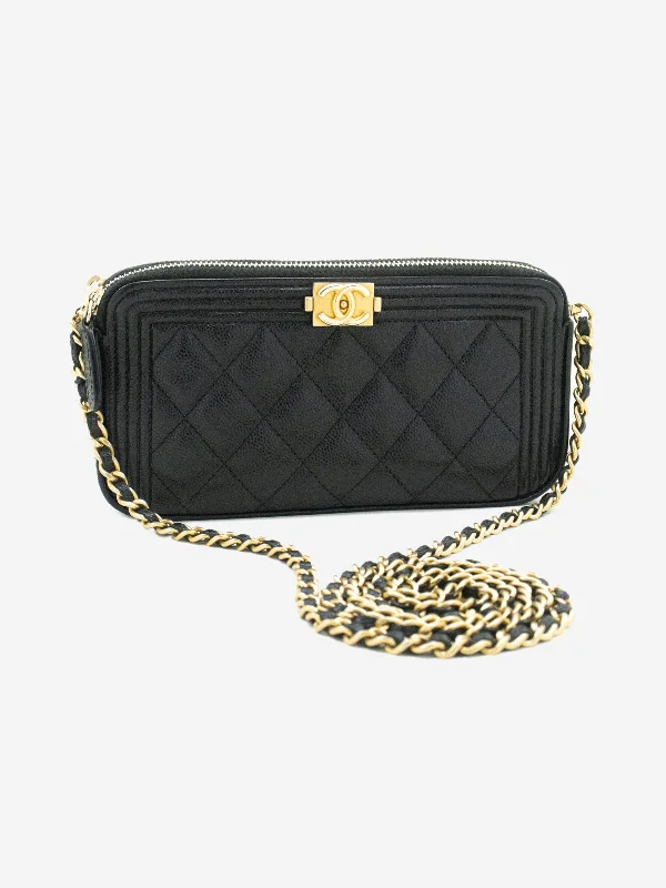 Vintage-Inspired Black 2017 Boy Caviar Wallet on Chain Limited-Stock Bag Clearance – Grab Your Favorite Now Vintage-Inspired Black 2017 Boy Caviar Wallet on Chain Limited-Stock Bag Clearance – Grab Your Favorite Now