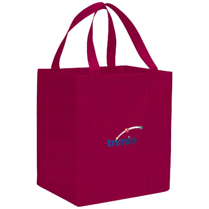 Fast Fashion Favorites Bullet Maroon Hercules Non-Woven Grocery Tote Grab Your Favorite Handbags At Discounted Prices Fast Fashion Favorites Bullet Maroon Hercules Non-Woven Grocery Tote Grab Your Favorite Handbags At Discounted Prices
