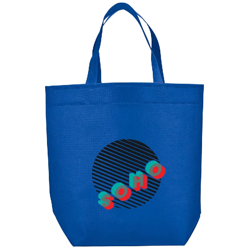 Odor-Resistant And Budget Bags Bullet Royal Blue Challenger Non-Woven Shopper Tote Chic Shoulder Bags At Promotional Rates Odor-Resistant And Budget Bags Bullet Royal Blue Challenger Non-Woven Shopper Tote Chic Shoulder Bags At Promotional Rates