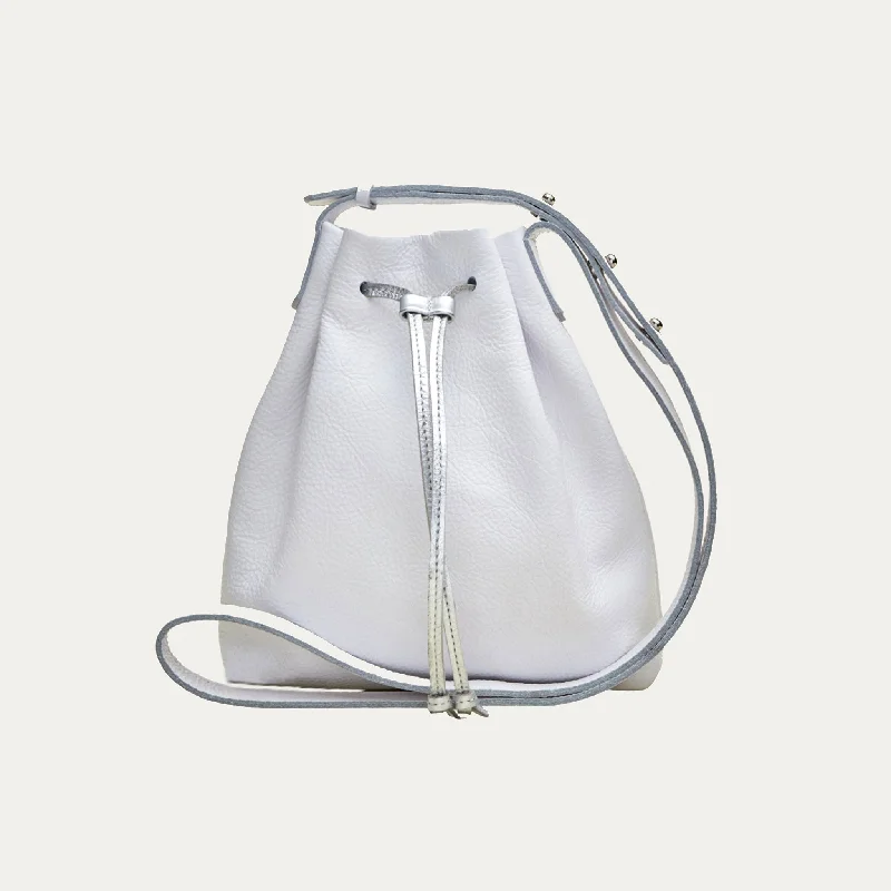 Holiday Glam Mini Crossbody Tote | White Leather + Silver Hardware Iconic Fashion Bags At Unbeatable Savings Holiday Glam Mini Crossbody Tote | White Leather + Silver Hardware Iconic Fashion Bags At Unbeatable Savings
