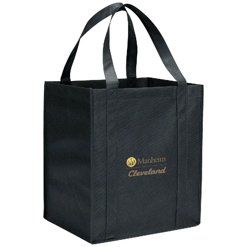 Quick Grab Deals Bullet Black Hercules Non-Woven Grocery Tote Trendy Backpacks With Big Discounts