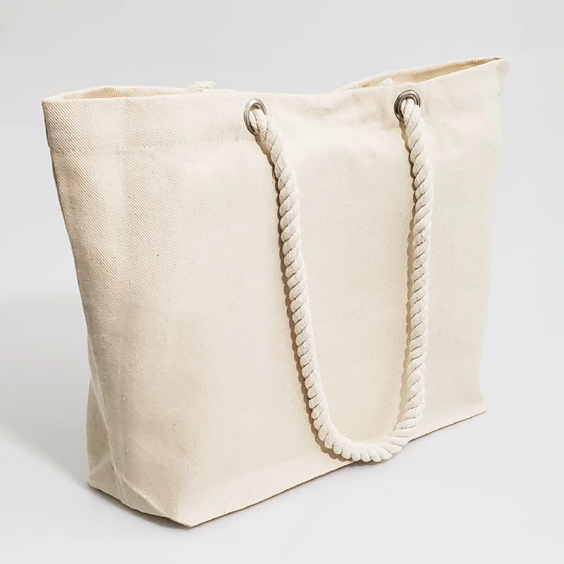 Chic Styles Closeout Large Canvas Beach Tote Bag with Fancy Rope Handles- RP260 Limited-Stock Bag Clearance – Grab Your Favorite Now Chic Styles Closeout Large Canvas Beach Tote Bag with Fancy Rope Handles- RP260 Limited-Stock Bag Clearance – Grab Your Favorite Now