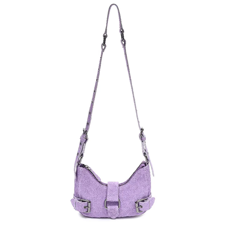 Laid-Back Fashion Offers Palma Suede Purple Don't Miss Out – Handbag Discounts