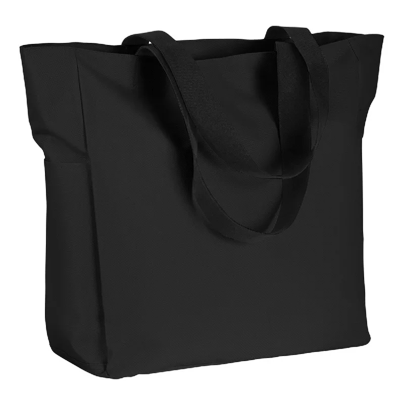 Vintage-Inspired Style Offers BAGedge Black Polyester Zip Tote Elegant Purses At Clearance Prices Vintage-Inspired Style Offers BAGedge Black Polyester Zip Tote Elegant Purses At Clearance Prices