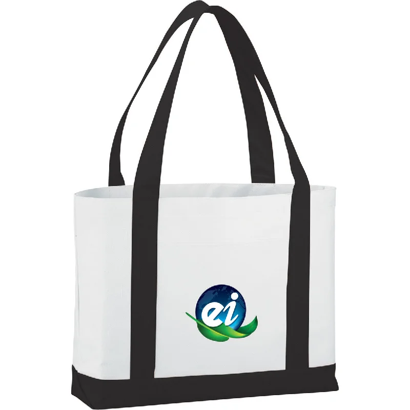 Best Deals Of The Season Bullet White with Black Trim Large Boat Tote Iconic Fashion Bags At Unbeatable Savings Best Deals Of The Season Bullet White with Black Trim Large Boat Tote Iconic Fashion Bags At Unbeatable Savings
