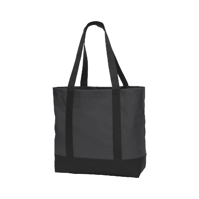 Sophisticated Style Offers Port Authority Dark Charcoal/ Black Day Tote Handbag Deals For Every Occasion Sophisticated Style Offers Port Authority Dark Charcoal/ Black Day Tote Handbag Deals For Every Occasion