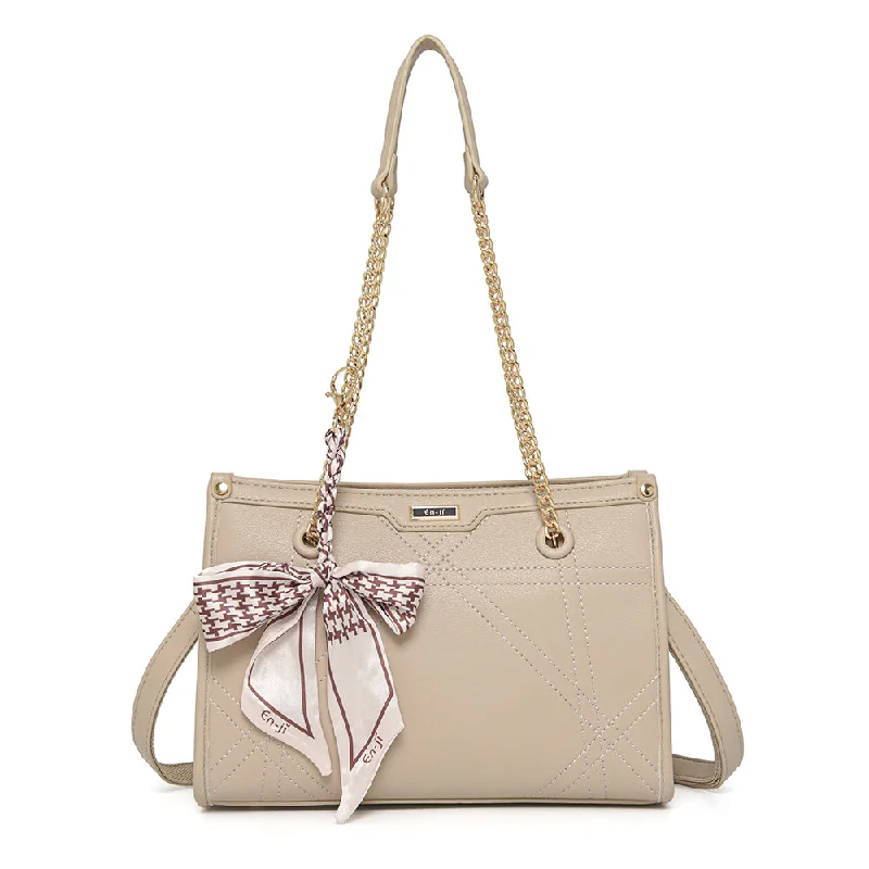 Tote Bag For Office Use En-ji Jinha Shoulderbag - Cream Best Deals On Premium Handbags Tote Bag For Office Use En-ji Jinha Shoulderbag - Cream Best Deals On Premium Handbags