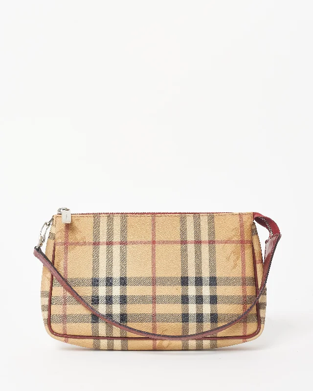 Fresh Styles, Fresh Deals Burberry Haymarket Check Coated Canvas Pochette D'Accessoires Flash Sale On Elegant Bags – Limited Stock Available