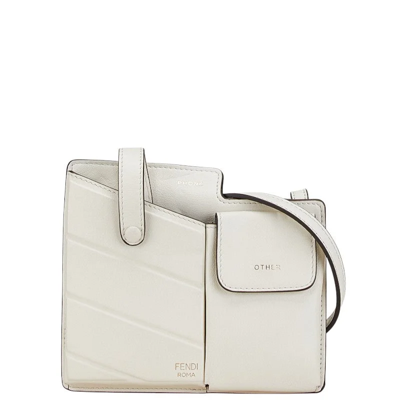 Luxury Fashion Fendi Mini Century Leather Crossbody Bag 8BS026 The Best Handbag Offers Are Here