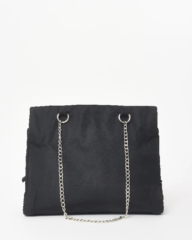 Step Ahead, Lead The Trend Prada Vintage Black Nylon Chain Shoulder Strap Logo Shoulder Bag Shoulder Bags, Crossbody Bags, And More On Sale Step Ahead, Lead The Trend Prada Vintage Black Nylon Chain Shoulder Strap Logo Shoulder Bag Shoulder Bags, Crossbody Bags, And More On Sale