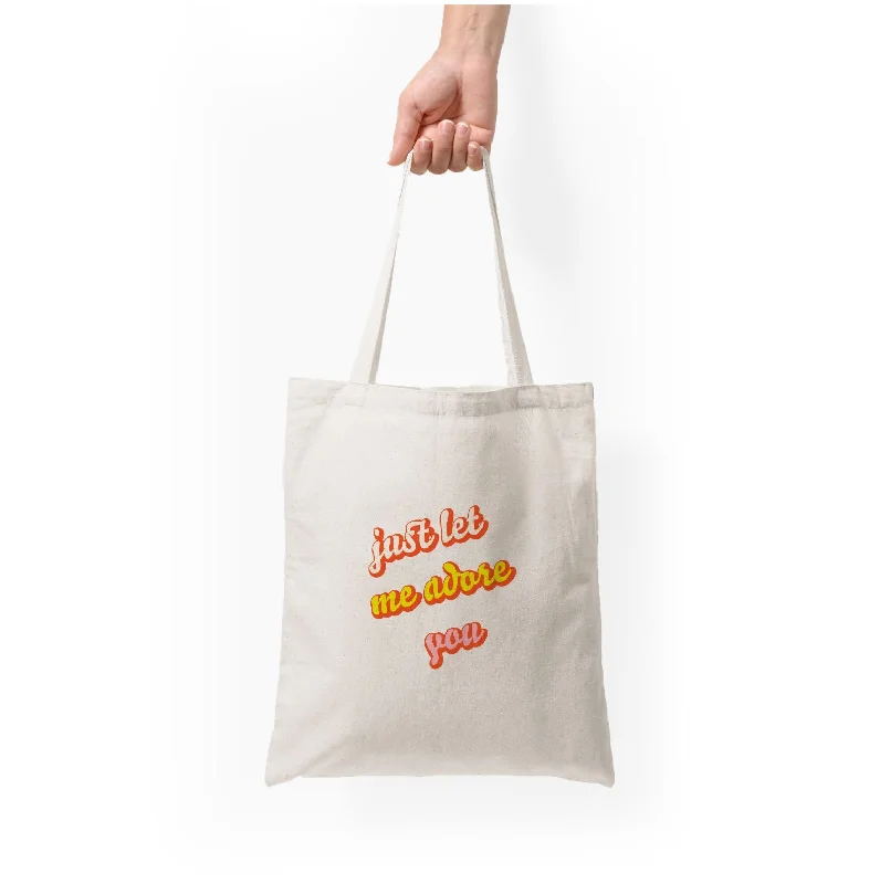 End-Of-Season Clearance Just Let Me Adore You - Harry Tote Bag Fashion Bags With Huge Discounts