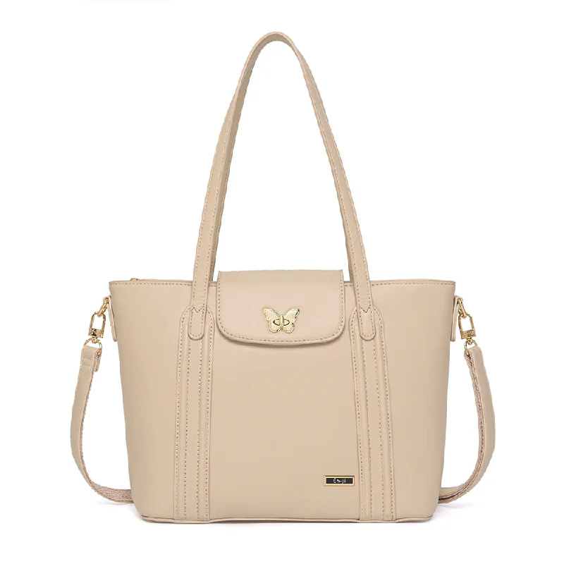 Holiday Glam En-ji Doiri Totebag - Cream Chic And Affordable Bags – Grab Yours Today Holiday Glam En-ji Doiri Totebag - Cream Chic And Affordable Bags – Grab Yours Today