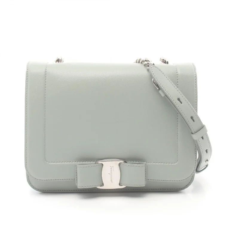Trendy Women's Wear Collection Salvatore Ferragamo Vara Ribbon Leather Shoulder Bag Best Bag Sale Of The Season