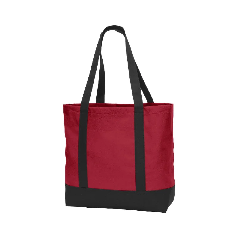 Spring Fashion Port Authority Chili Red/Black Day Tote Limited-Time Handbag Sale