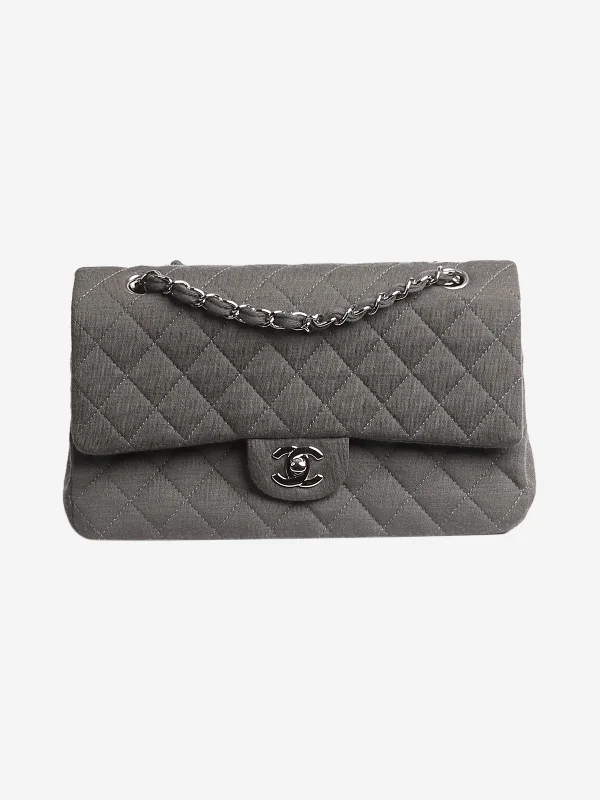 Trendy Festival Bags With Limited-Time Offers Grey 2009-2010 medium textile classic double flap shoulder bag Premium Bags At Special Prices Trendy Festival Bags With Limited-Time Offers Grey 2009-2010 medium textile classic double flap shoulder bag Premium Bags At Special Prices