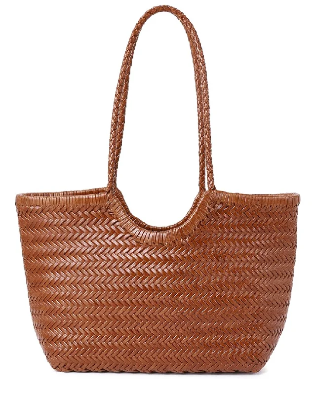 Tiffany & Fred Paris Woven Leather Tote Affordable Elegance, Grab Yours