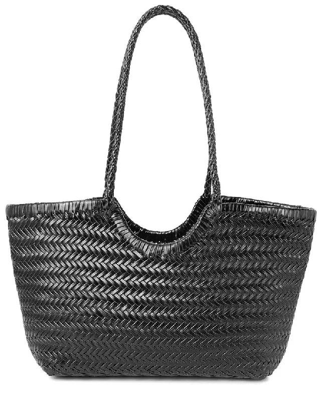 Tiffany & Fred Paris Woven Leather Tote Statement Bags, Shop Today