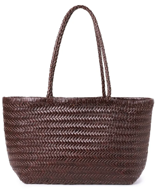 Tiffany & Fred Paris Woven Leather Tote Everyday Bags, Budget-Friendly