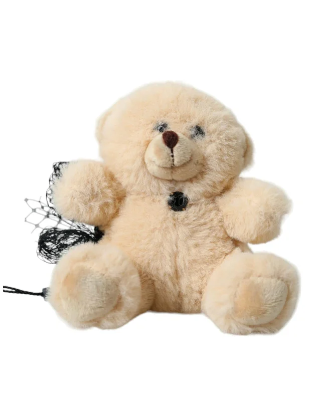 Dolce & Gabbana Teddy Bear Mesh Net Hair Clip Band Carry Elegance For Less