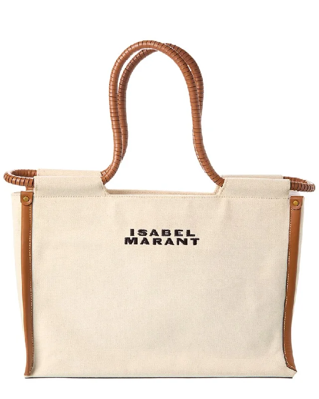 Isabel Marant Toledo Canvas & Leather Tote Handbag Deals You'll Love