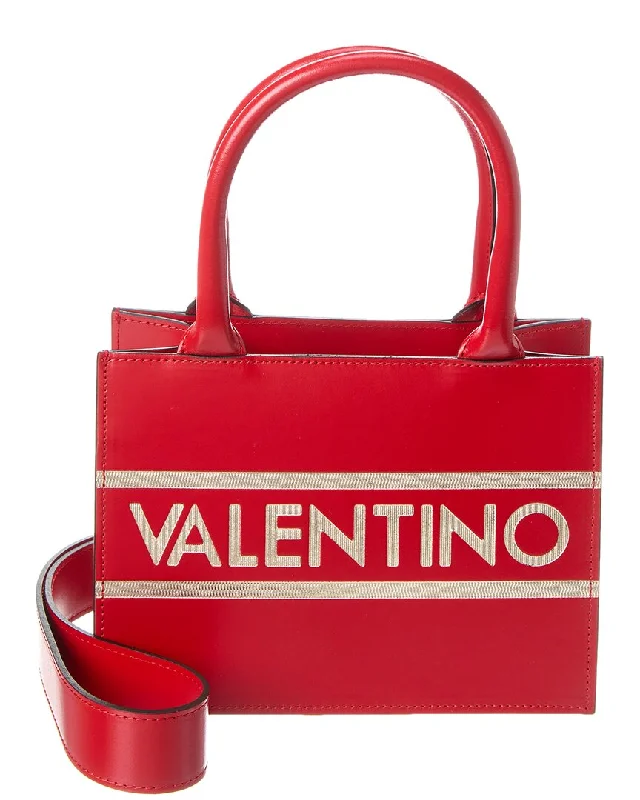 Valentino By Mario Valentino Marie Lavoro Leather Tote Premium Bags, Special Prices