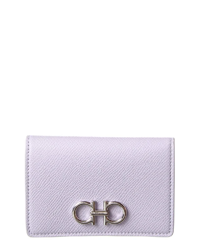 Ferragamo Gancini Leather Card Holder Exclusive Bag Deals – Perfect For Any Occasion