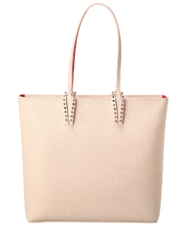 Christian Louboutin Cabata Leather Tote Timeless Handbags Now At Special Discounts