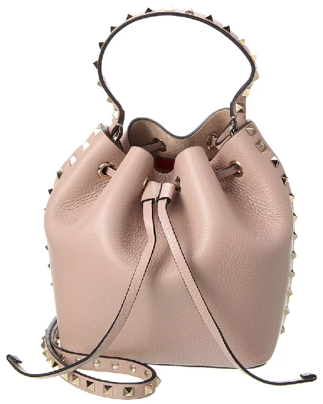 Valentino Rockstud Grainy Leather Bucket Bag Designer Bags At Exclusive Clearance Prices Valentino Rockstud Grainy Leather Bucket Bag Designer Bags At Exclusive Clearance Prices