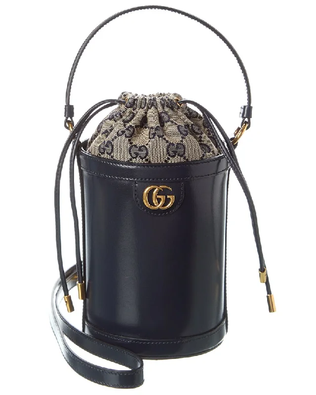 Gucci Ophidia Mini Leather Bucket Bag Modern Handbags With Stylish Discounts