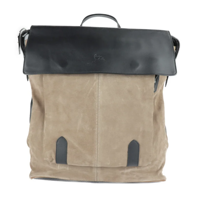 Christian Louboutin  Suede Backpack Bag (Pre-Owned) Stylish Totes, Special Discounts