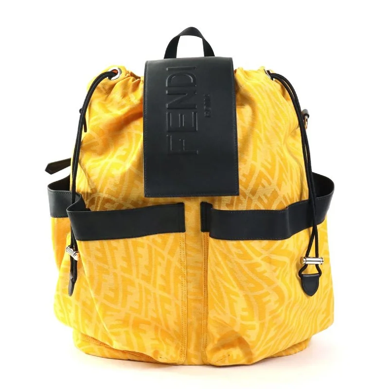 Fendi Sac À Dos  Canvas Backpack Bag (Pre-Owned) Seasonal Sale On Trendy Handbags