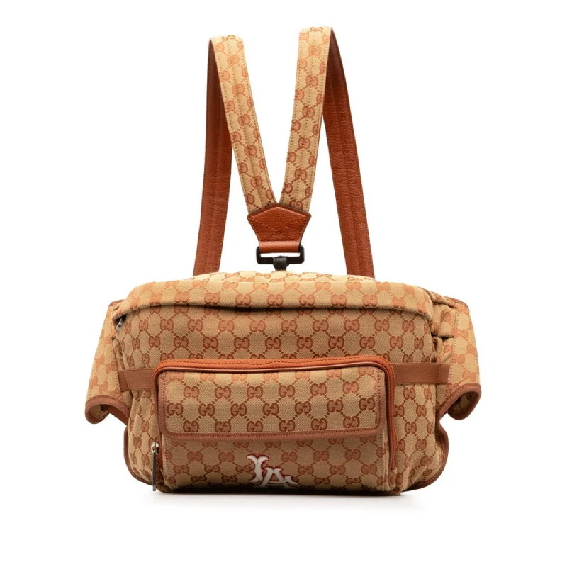 Gucci  Canvas Backpack Bag (Pre-Owned) Must-Have Bags With Big Savings