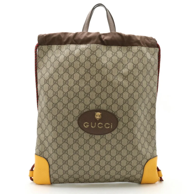 Gucci Cat Head  Canvas Backpack Bag (Pre-Owned) Handbag Deals For Every Occasion