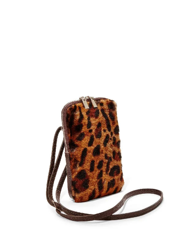 Leo Shearling Cellphone Bag Upgrade Your Look With Our Exclusive Bag Deals