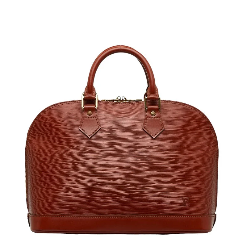 Louis Vuitton Brown Epi Alma Handbag M52143 Best Bag Sale Of The Season