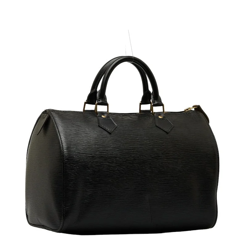 Louis Vuitton Epi Speedy 30 Handbag Boston Bag M59022 Noir Black Leather  Louis Vuitton Statement Bags At Unbelievable Discounts – Shop Today