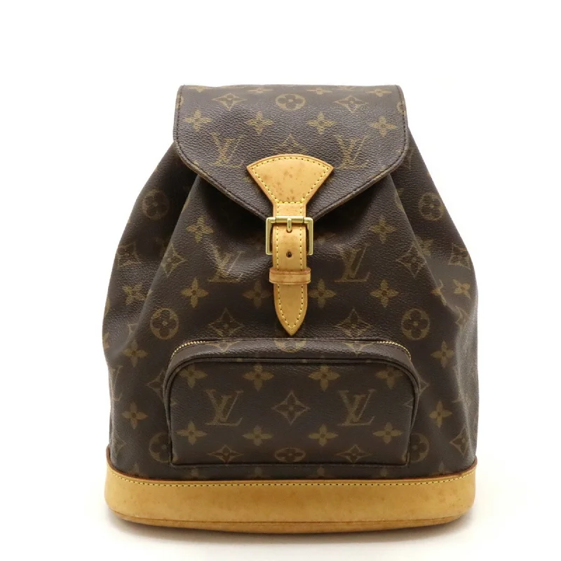 Louis Vuitton Montsouris Mm  Canvas Backpack Bag (Pre-Owned) Everyday Bags At Wallet-Friendly Prices