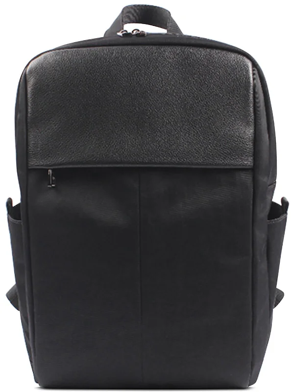 Mens Faux Trim Padded Backpack Grab Your Favorite Handbags At Discounted Prices