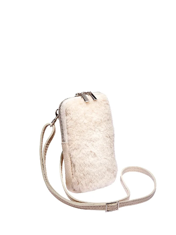 Shearling Cellphone Bag Iconic Fashion Bags At Unbeatable Savings