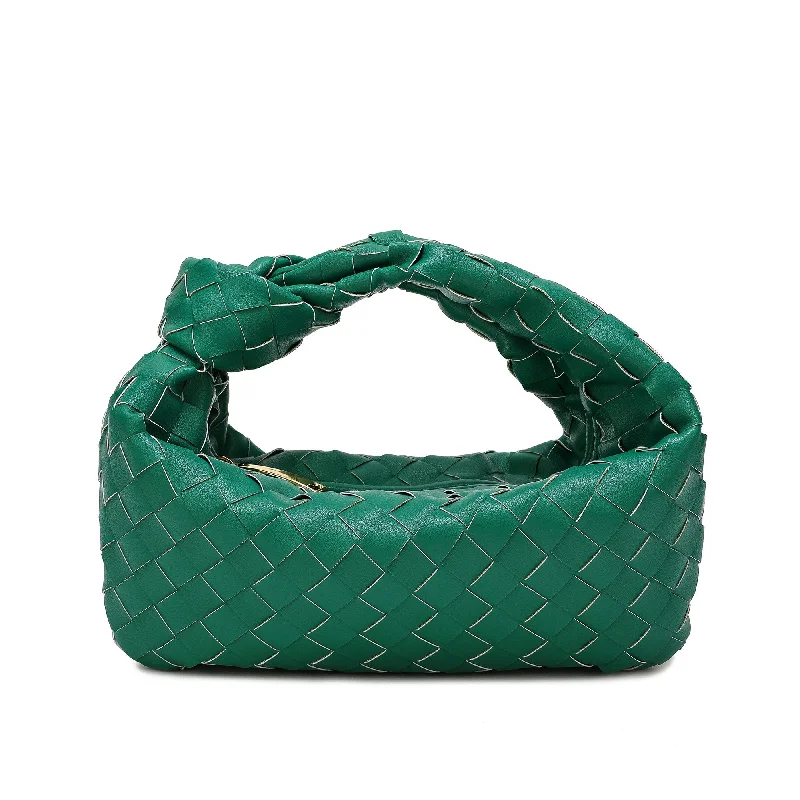 Tiffany & Fred Woven Sheepskin Knot Pouch Bag Designer Bags At Lower Prices