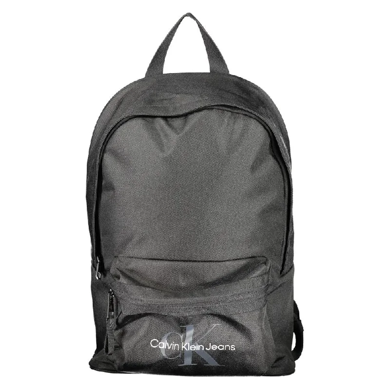 Calvin Klein Black Polyester Backpack Elegant Purses, Shop & Save