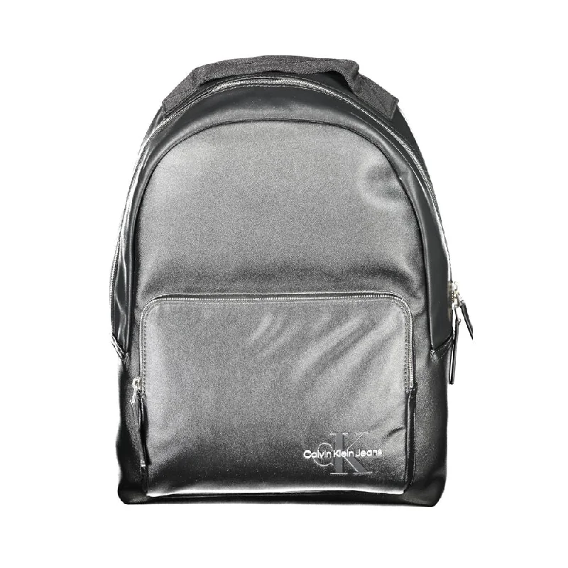 Calvin Klein Black Polyethylene Backpack Trendy Backpacks, Huge Markdowns